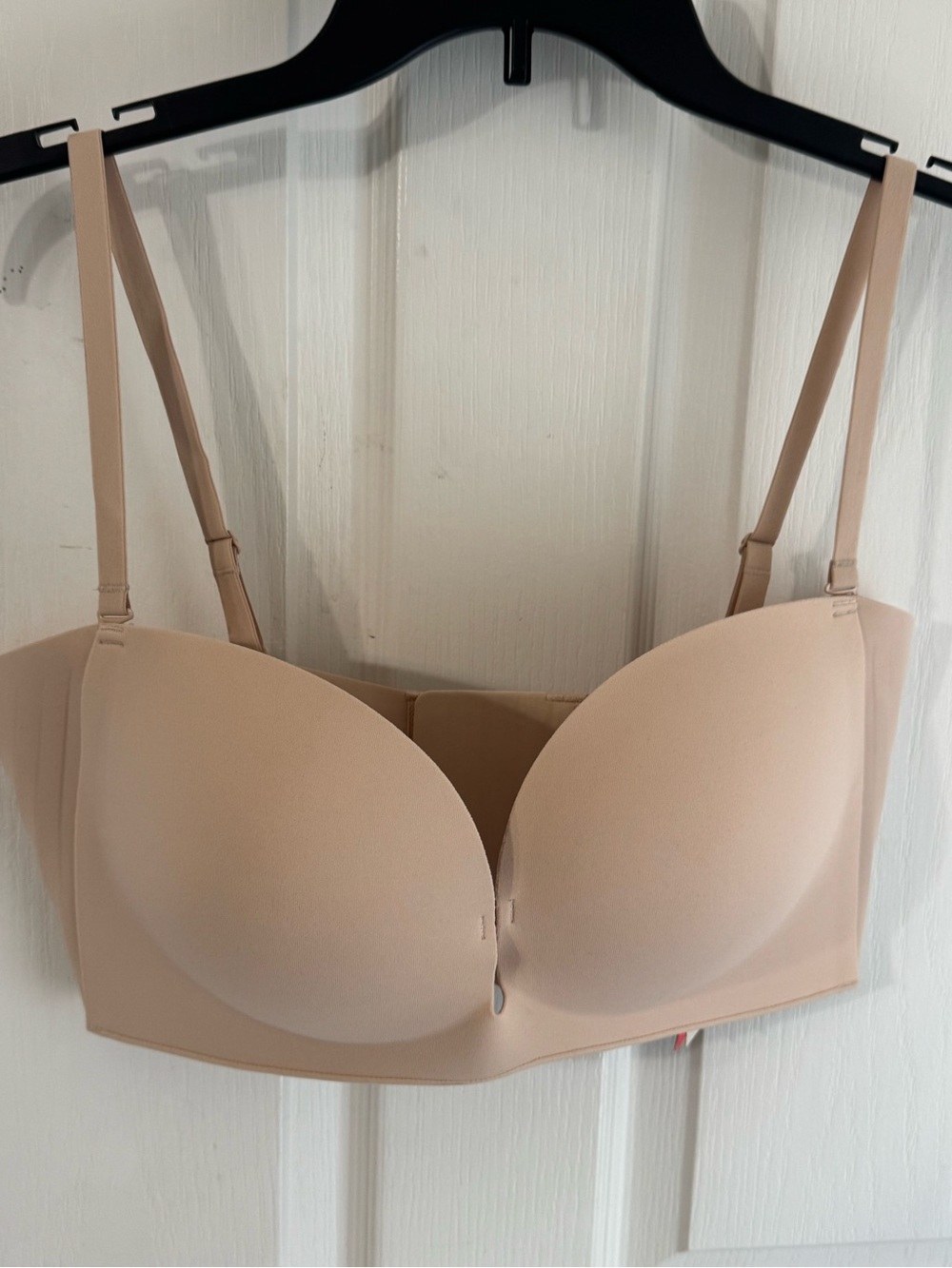 NEW Seamless Convertible Strapless Bra - Beige - XXL